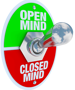 Open-mindedness forex trader