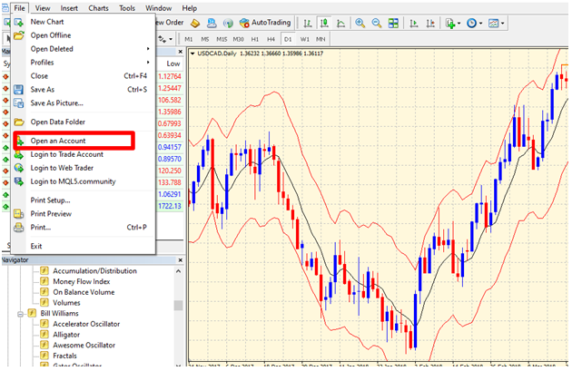 How to open a Forex demo account