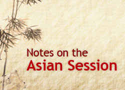 Notas sobre a sessão asiática